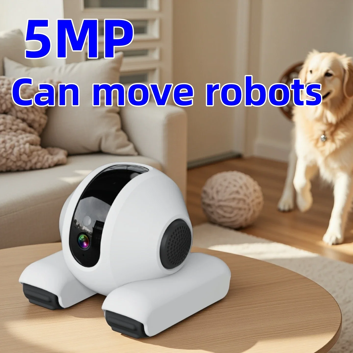 

Pet Security Monitors Connection Wifi Pet Companion With Camera Cat Dog Toy Smart Companion Robot For Pets 5mP
