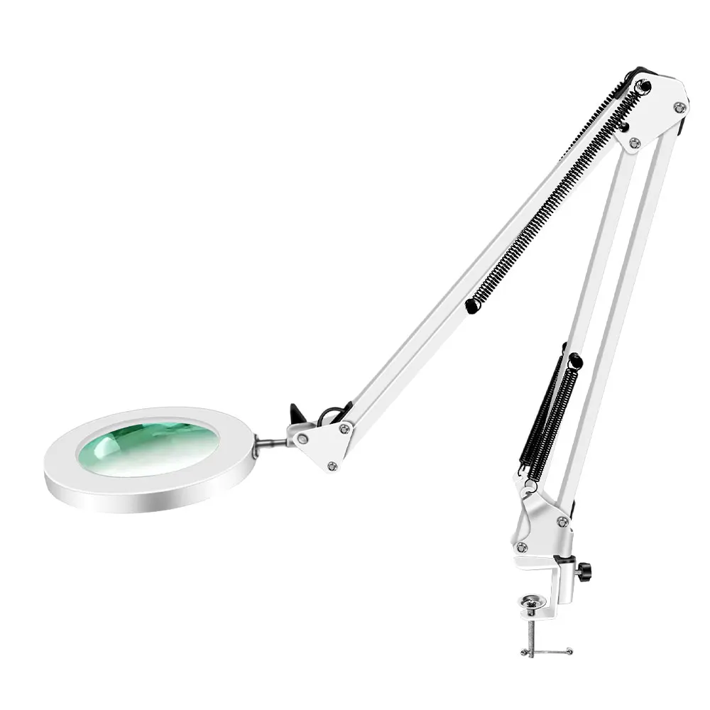 2025 Neue 8X/10X beleuchtete Lupe USB 3 Farben LED Lupe für Lötkolben Reparatur/Tischlampe/Hautpflege Schönheit