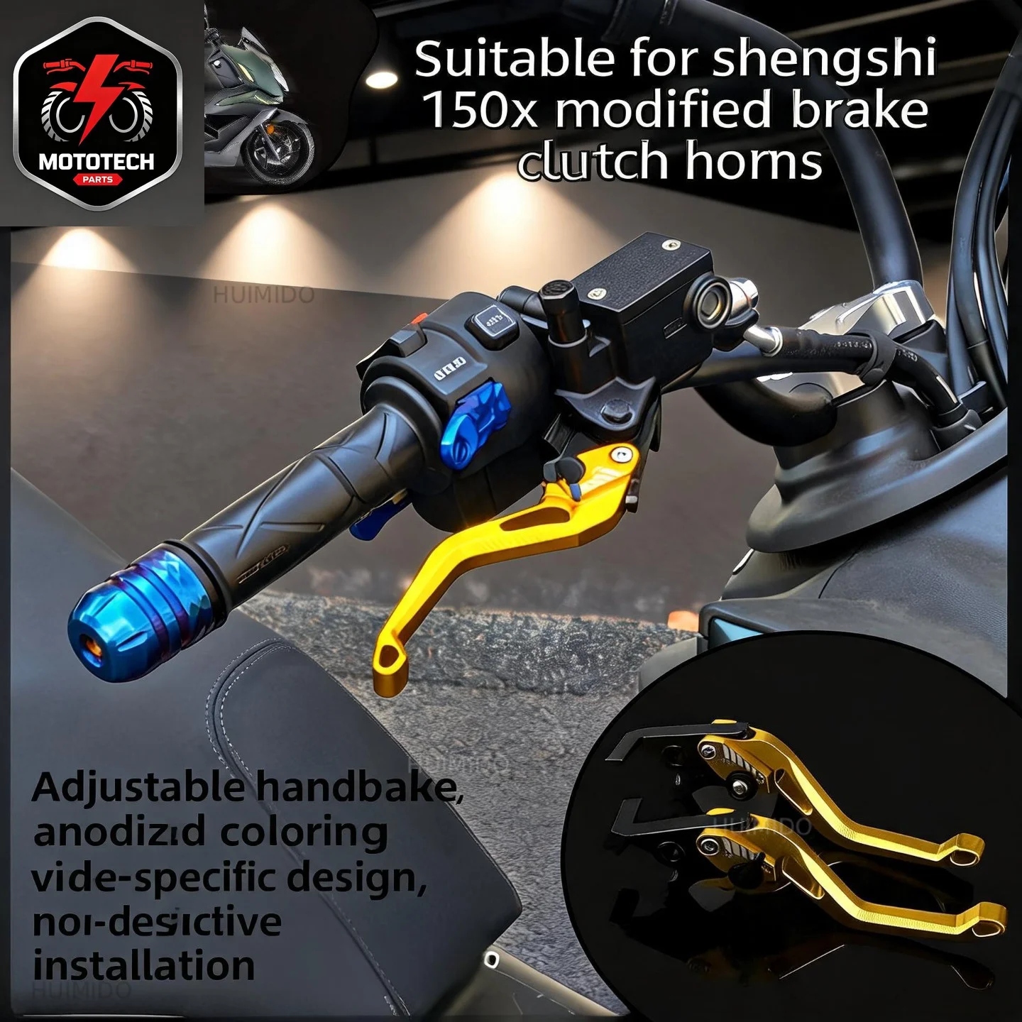 Applicable to Shengshi 150X modified brake clutch horn adjustable