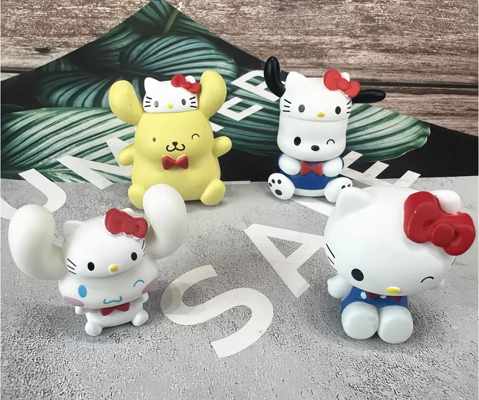 

Новинка в наличии: Памятное юбилейное издание Blind Box с фигурками собак Yugui, Pudding, Pacha и кошки Китти. Подарок на день рождения.