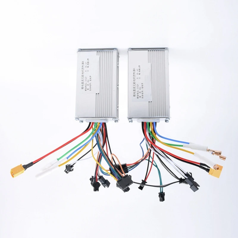 52V 25A 1200W JP Brushless DC Motor Electric Scooter Bike Controller A+B Dual Drive Motor Controller