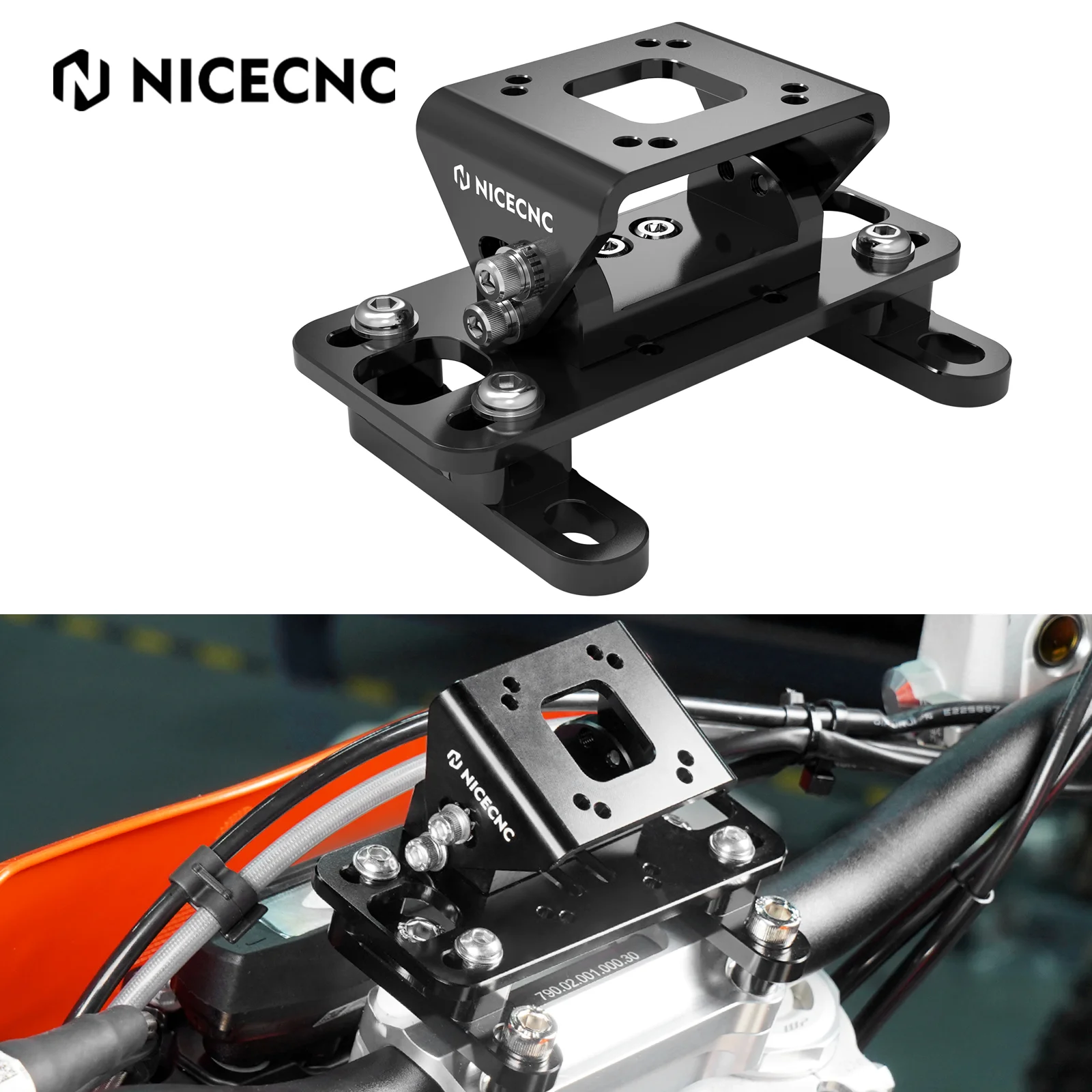 

For Beta RR RRS 125 150 200 250 300 350 400 450 500 2010-2023 2022 2021 2020 2019 2018 Universal Adjustable GPS Mount Bracket