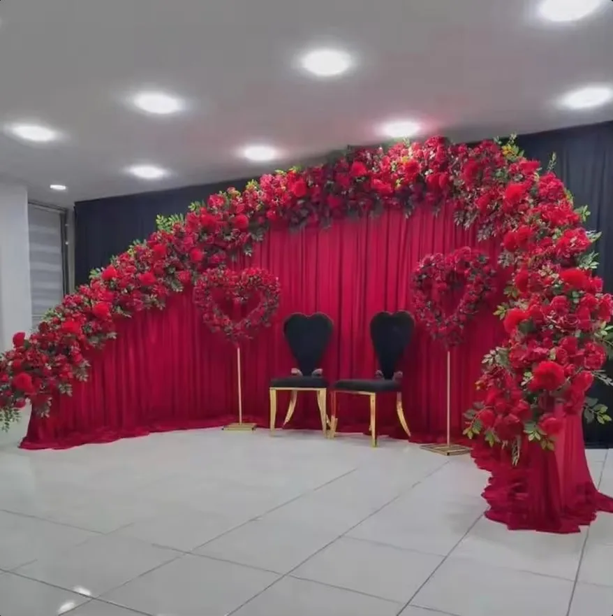 1 Stück Sky Love Eisenbogen-Ständer für Geburtstags- und Hochzeitshintergrunddekoration, Veranstaltungsdekoration, Requisiten – Detail 9