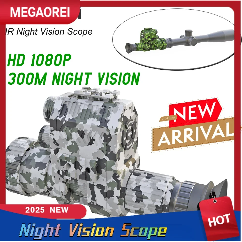 

Megaorei NK007 Plus 1080P HD Night Hunting Scope Monocular Hunting Camera With 850nm LED Laser Infrared IR Flashlight