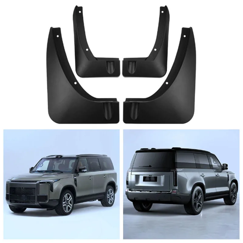 

4 Pieces Mud Flaps Mudflap Front Rear Fender For Polestones Rox 01 2023 2024 2025 Anti-splash Mudguards Guard Splash Car Wheels