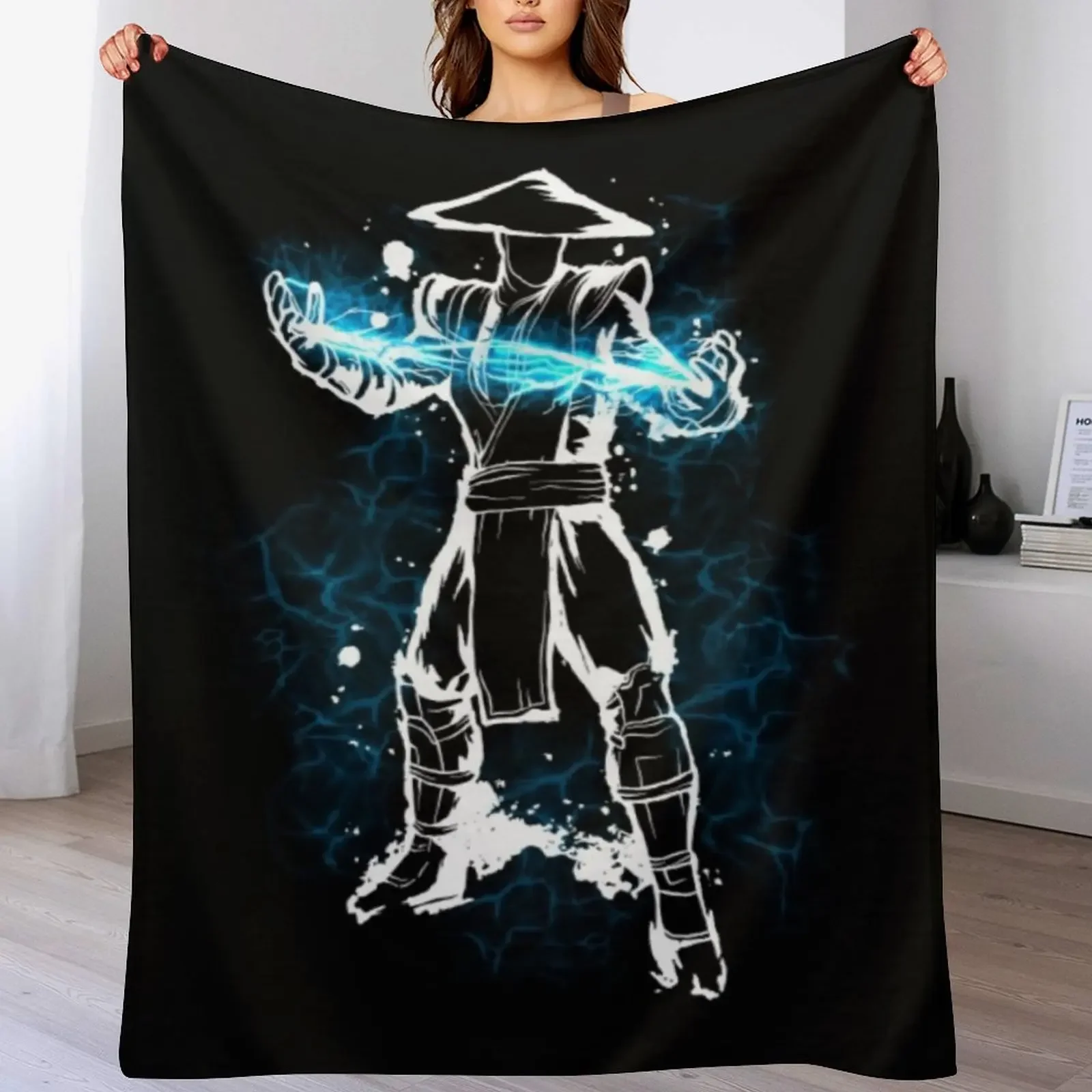 

Raiden Fatality Mortal Kombat T-ShirtRaiden Mortal Kombat Throw Blanket blankets and throws Tourist Furry Custom Blankets