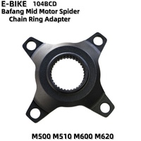 E-BIKE 104BCD Bafang Mid Motor Spider Chain Ring Adapter bicycle crankset Bicycle Bafang M500 M510 M600 M620 G510 G521