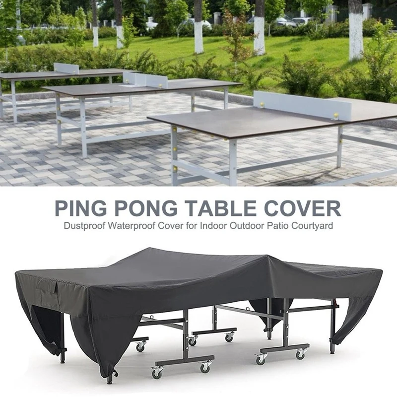 Waterproof Ping Pong Table Cover Tennis Cover Protect Outdoor Indoor Anti-UV Dustproof Ping Pong Table Cover