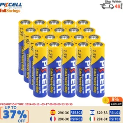 20 piezas PKCELL-batería AAA de 1,5 v, 3A, R03P, UM4, de carbono de Zinc, muy resistente, seca y primaria, equivalente a UM4, MN2400, LR03
