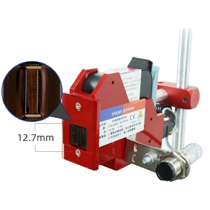 Compact Pouch Inkjet Printer for Date QR Code on Plastic Aluminum Foil Bags