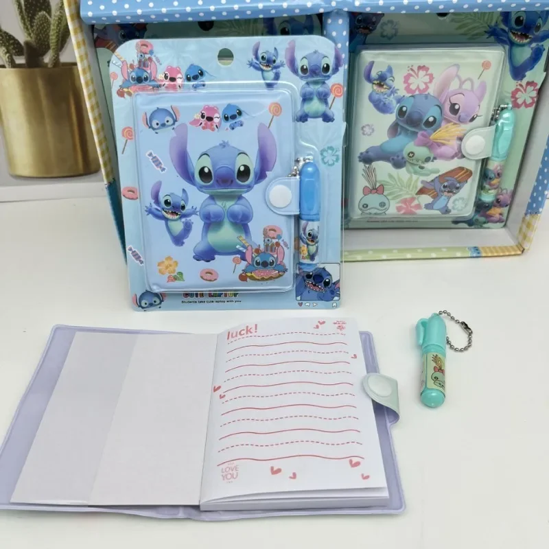 Cute Disney Stitch Notebook Cartoon Anime Portable Stitch Coil Book Kawaii Diary Fashion Stationery Office School Supplies Gifts