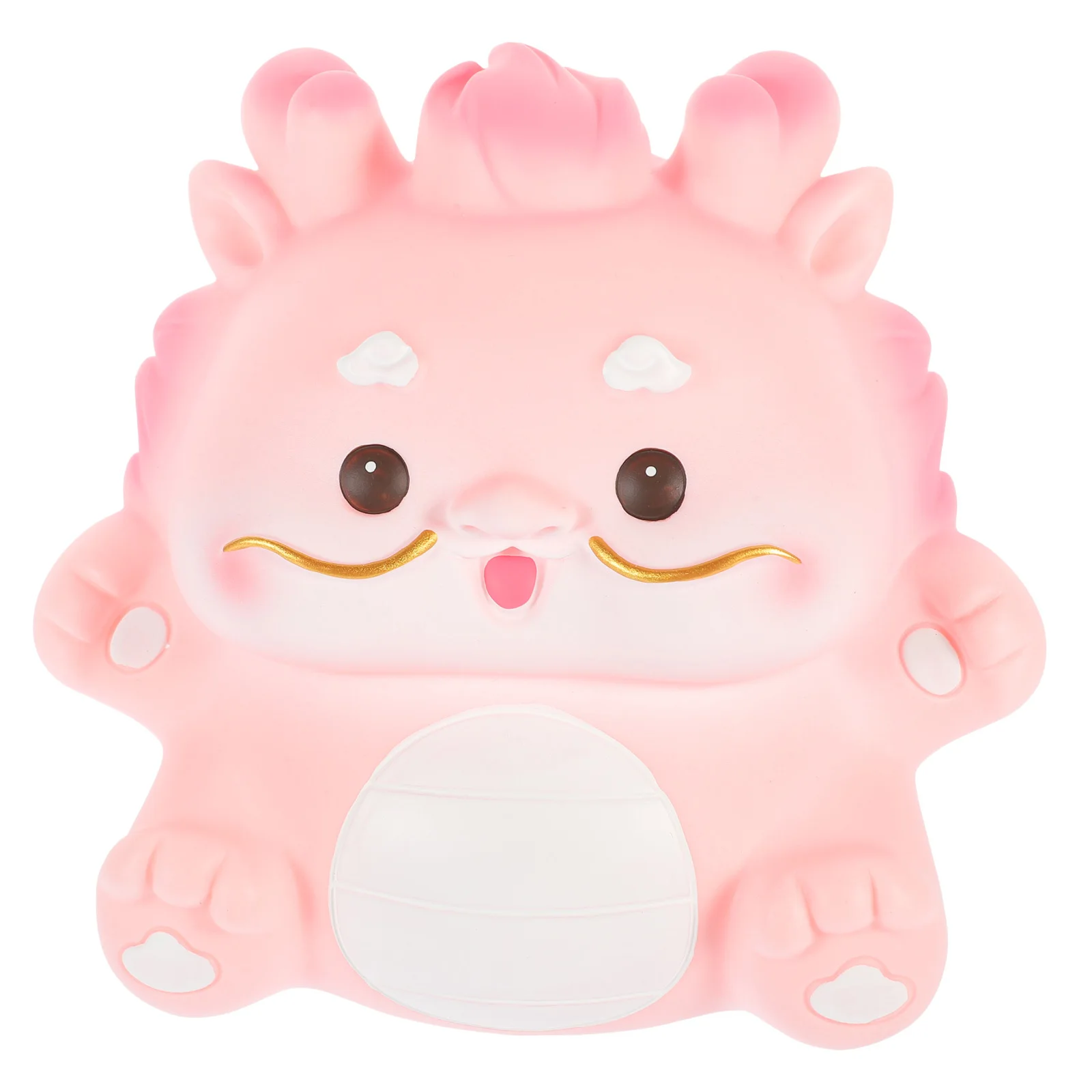 Dragon 's Piggy Bank Cartoon Animal Statues Ornaments Saving Vinyl Coin Container