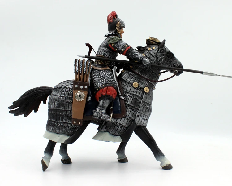 

pvc figure Simulation model 1/18 ancient soldier Yang Jiajiang, cavalry of Song Dynasty 3