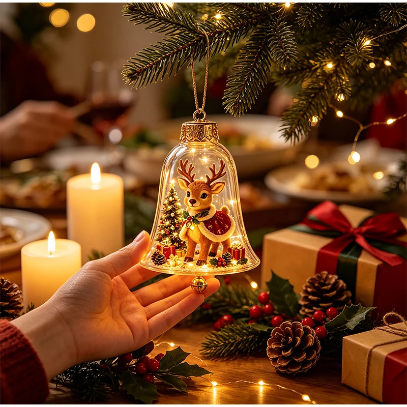 2026 Warme LED-Weihnachtsglock – Plastic Dome Clear Bewertung und Preis