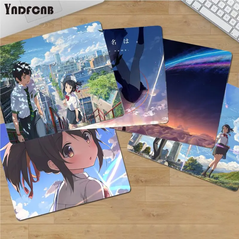 

Anime Your Name Mousepad INS Tide Small Speed Version Game Computer Keyboard Office Table Mat Cheapest Cup Mats Deskpad Home