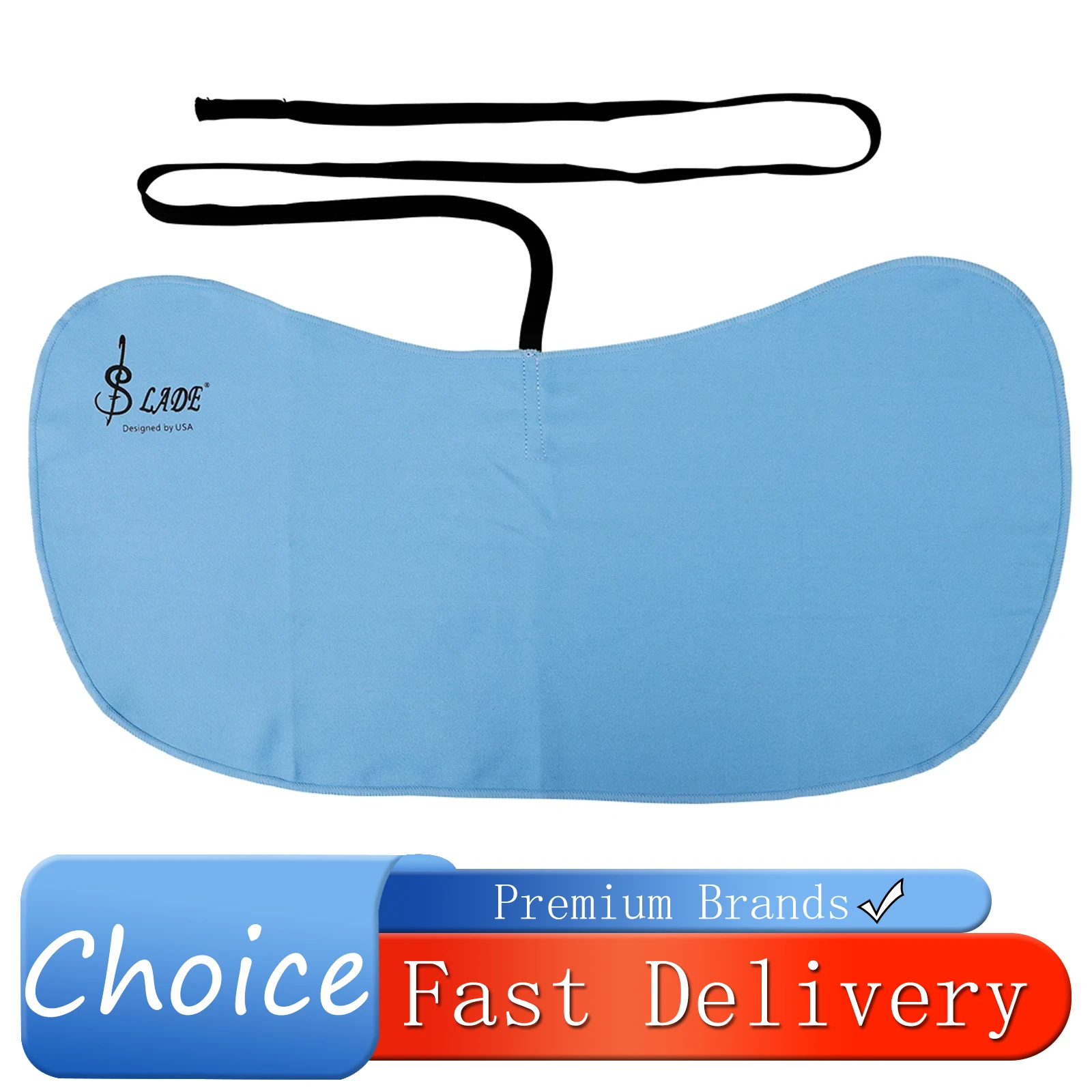 IRIN Saxophone Cleaning Swab Butterfly Shaped Tube Cleaning Cloth Blue Cotton Material Tube Musical Universal Accessories