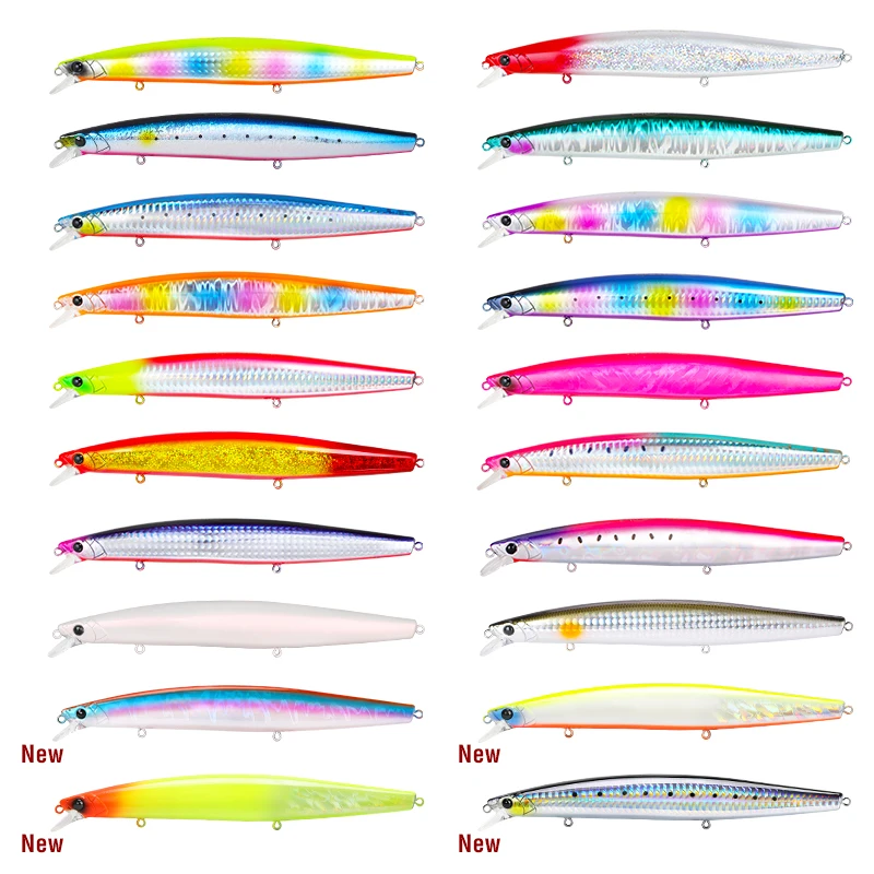 TSURINOYA STINGER 163S Ultra Long Casting Sinking Saltwater Minnow 163mm 34.2g Sea Fishing Lure Artificial Large Hard Baits — zdjęcie 7