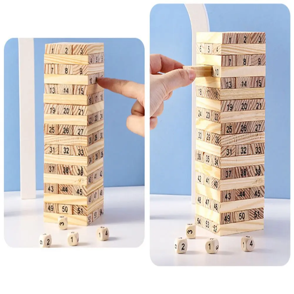 Ensemble de blocs de construction créatifs pour adultes et enfants, jeux de construction en bois, blocs de construction classiques, jouets éducatifs assemblés, 1 ensemble