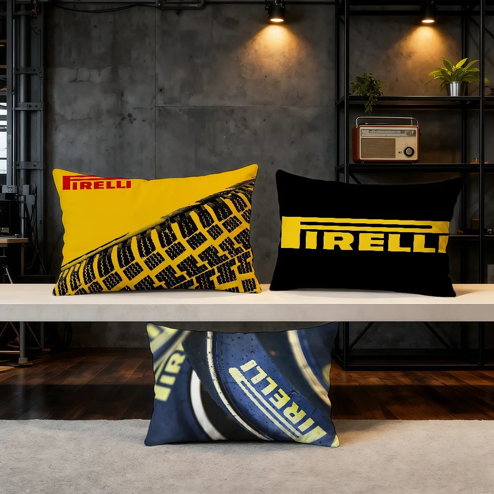 Fashion P-Pirelli-ES Tires cushion cover Hit Product Home Sofa living Room Double-sided Soft Decorative Pillow Cover