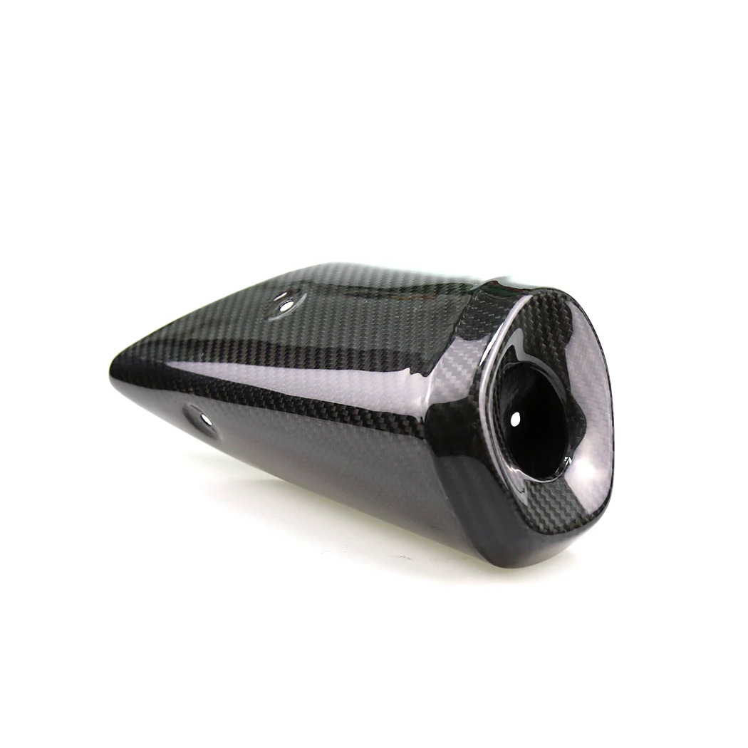 For MT 07 FZ 07 MT07 FZ07 2013 2014 2015 2016 Motorcycle 3K Carbon Fiber Exhaust Pipe Heat Shield Cover