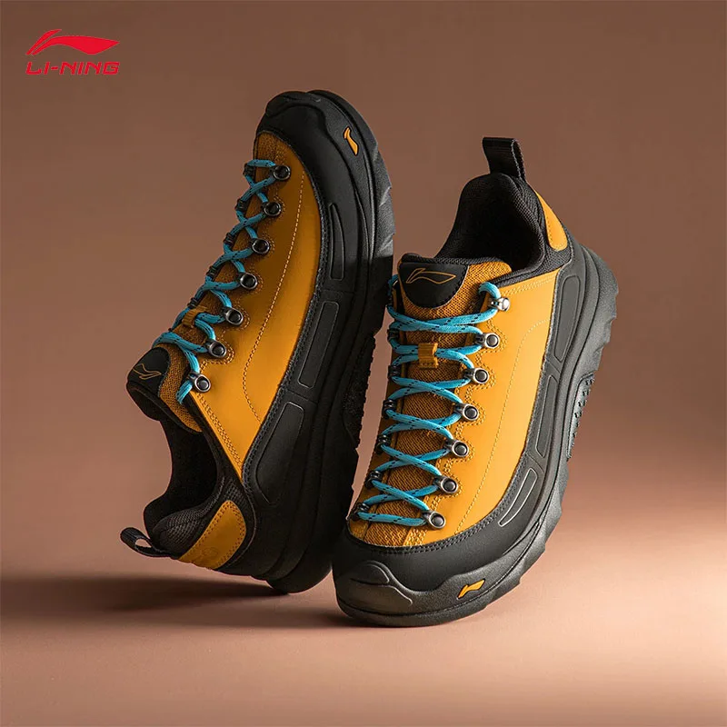 LI-NING في الهواء الطلق CLU FLOW للجنسين HEX LOC وسادة المضادة للانزلاق حذاء كاجوال بفتحات تهوية المشي أحذية رياضية AHCV055 #2