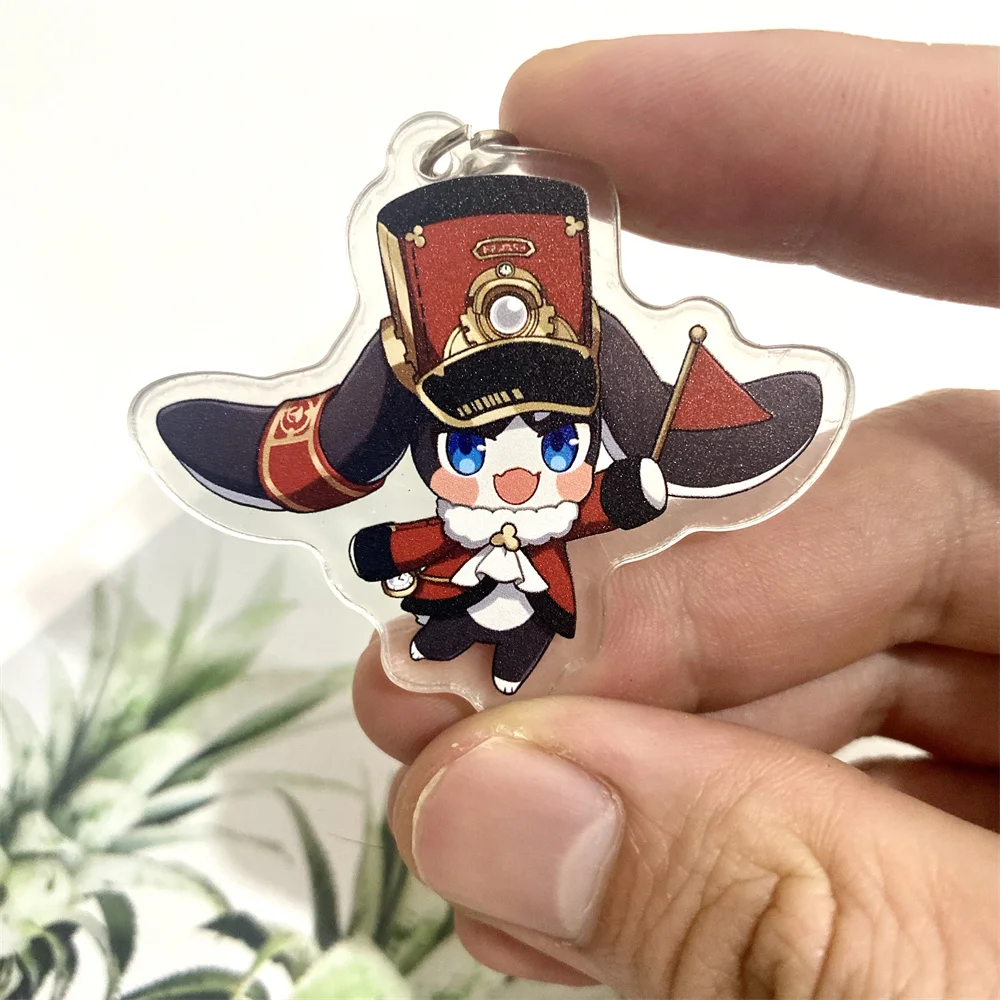 Hot Game Honkai: Star Rail Keychain Welt Yang Seele Bronya Himeko Q Version Cartoon Pendants Keyrings Jewelry Accessories Props