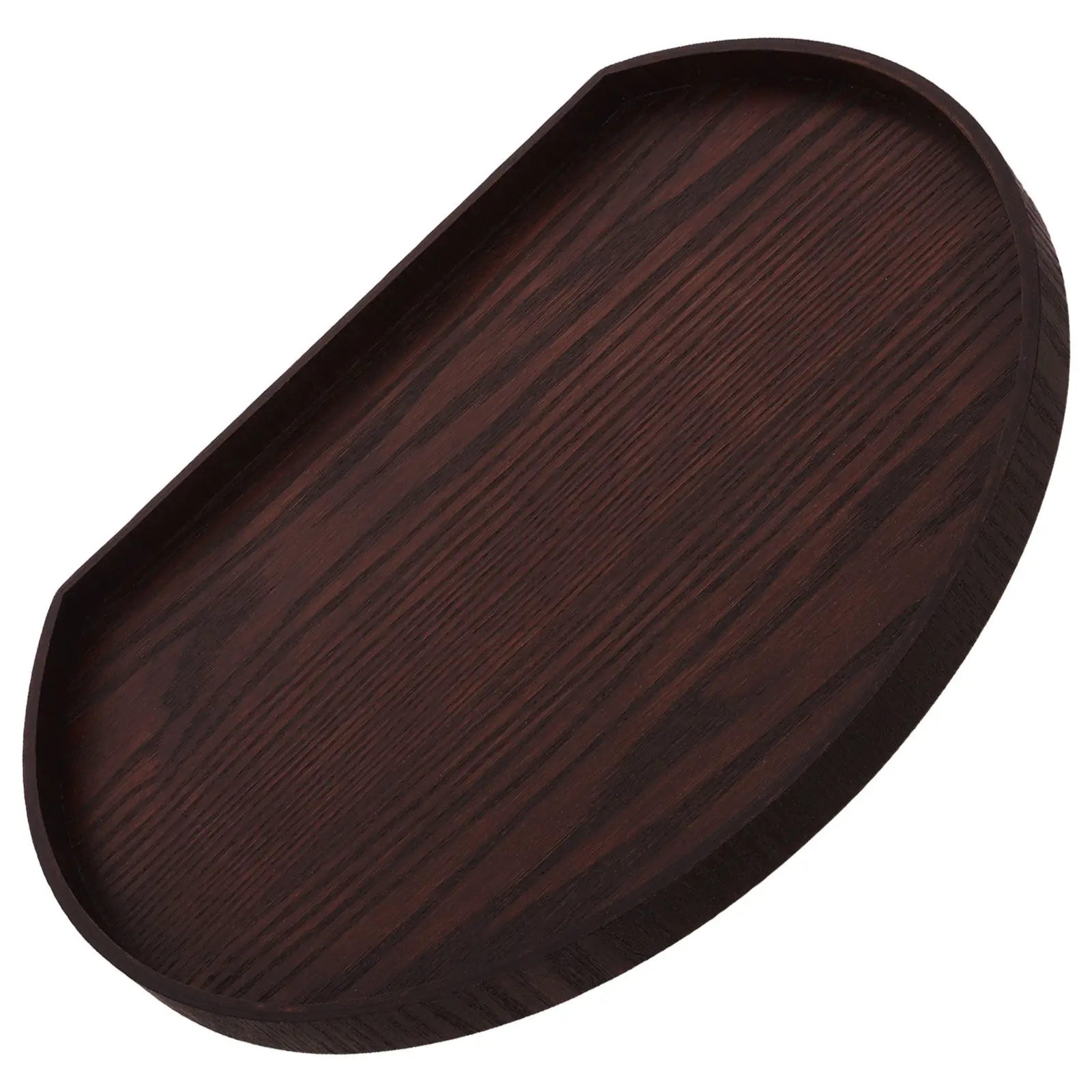 Rustic Japanese Wood Serving Tray 28x24cm Vintage Wooden Platter for Fruit Dessert Snack Display Coffee Table Decor Natural Wood