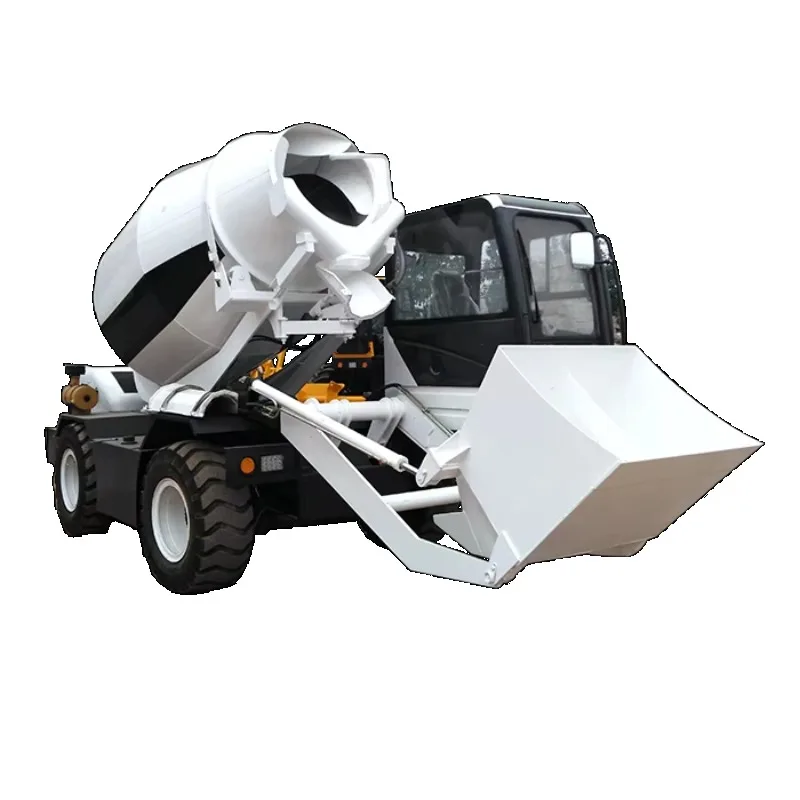 Customized 4.0 CBM Self Loading Concrete Mixer with Self Propelled Concrete Mixing System Easy Operating Control from China