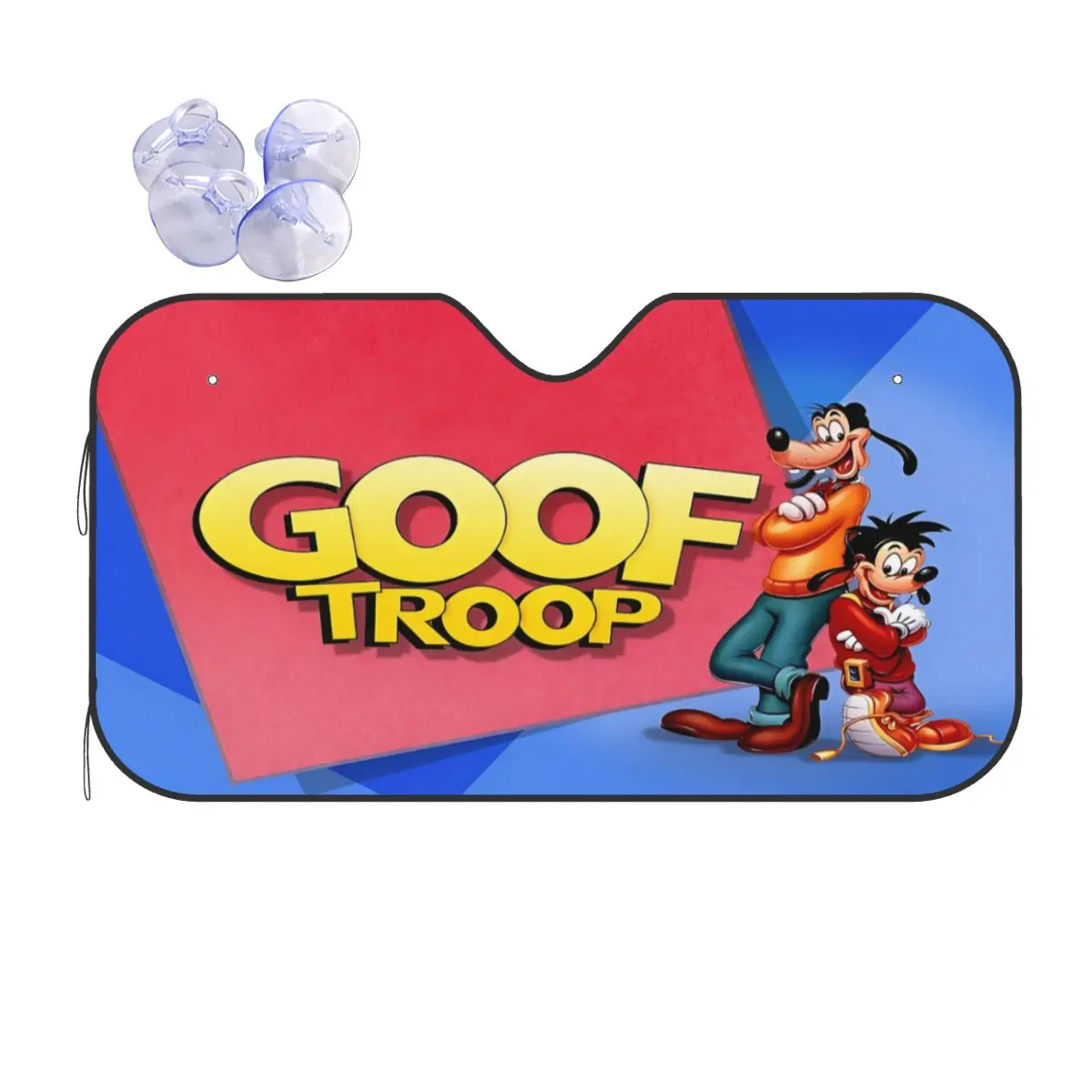 

Goofy Cartoon Dog Sunshade Windscreen Fashion Car Front Windshield 70x130cm Sunshade Visor Solar Protect