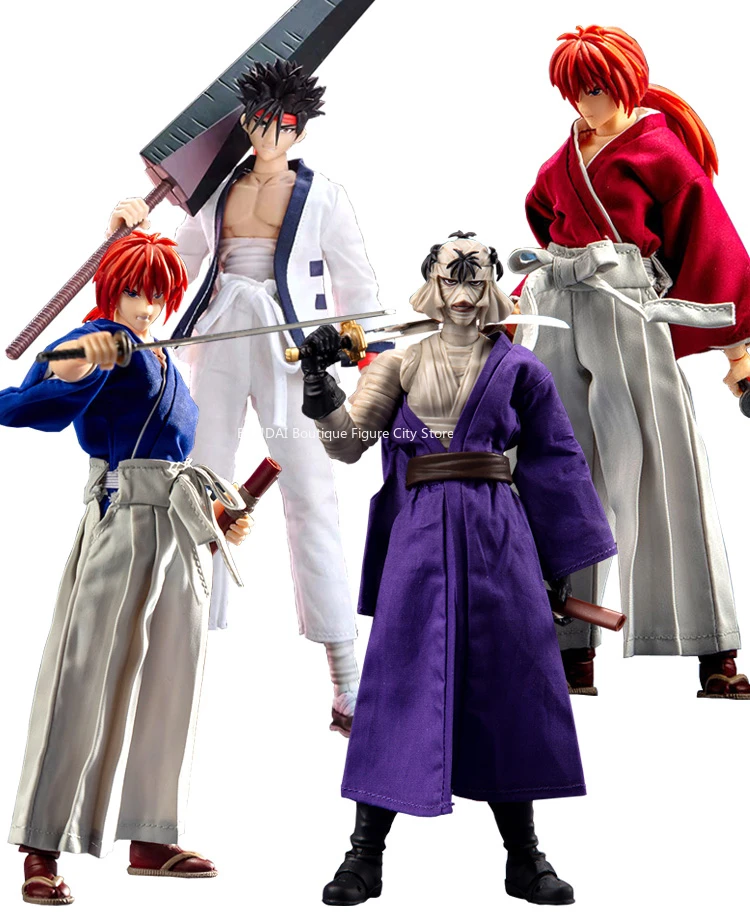 Spot GT Daishou Model Rurouni Kenshin Himura Kenshin Sagara Sanosuke Shishio Movable Model Hand Toy Collection