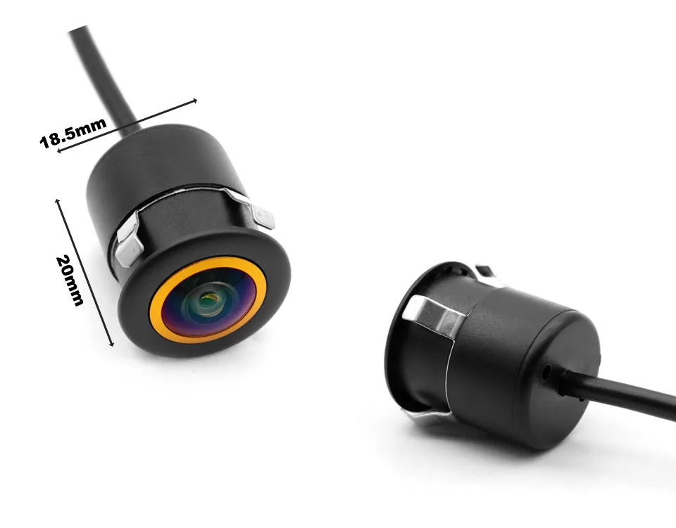 Auto Rückansicht Kamera AHD 1080P Goldene Fisheye Objektiv Universal Auto Vorne Backup Kamera 185mm Punch Nachtsicht schmetterling Kamera – Detail 13