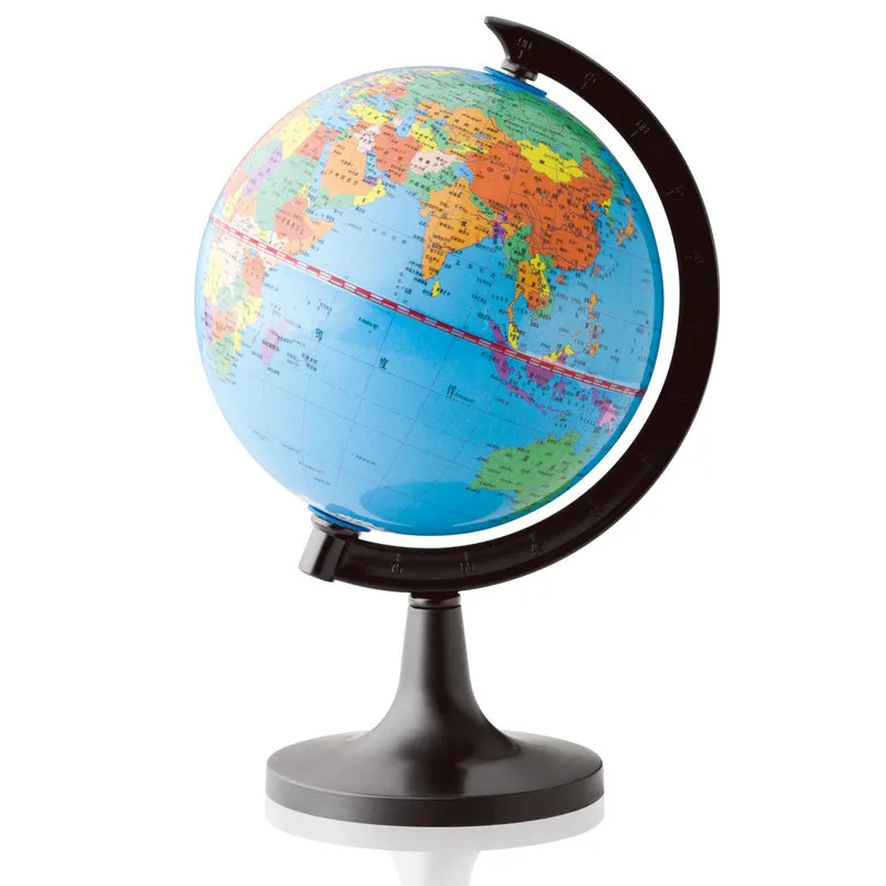 A globe used by children to learn the world's topography 14.2cm