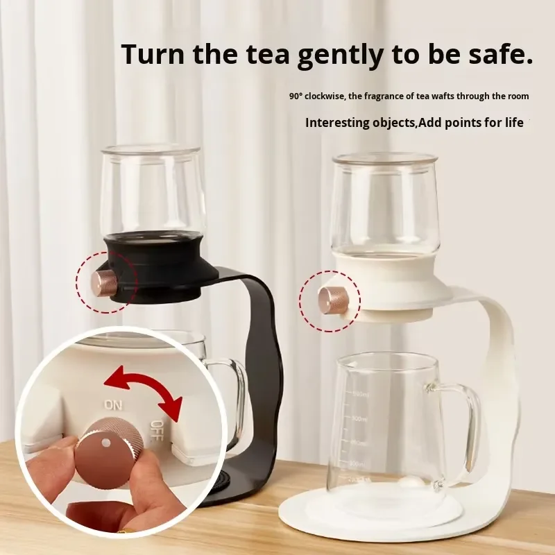 Modern Glass Teapot Smart Heating Chinese Style Cold Brew Tea Set 220V Fashionable Kitchenware for Home Office Use New Design