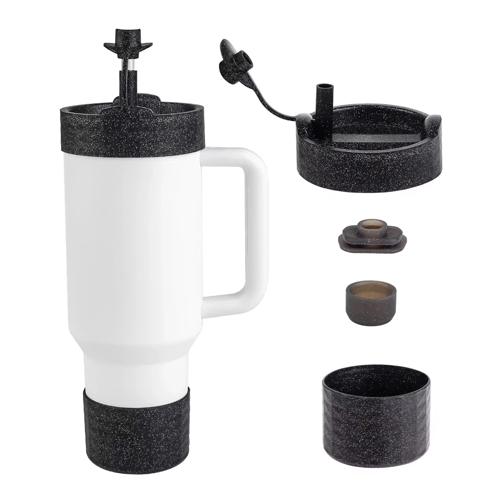 For Stanley 40oz Silicone Spill Proof Stopper Cup Cover Insulation Cup Anti-slip Silicone Protective Cover Water Cup Accessories image 2