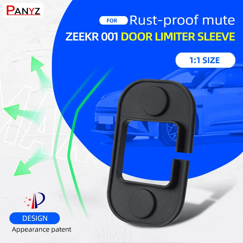 

Для ZEEKR 001 дверной ограничитель ABS защитная крышка дверной замок пряжка крышка модификация модель силиконовые дверные упоры