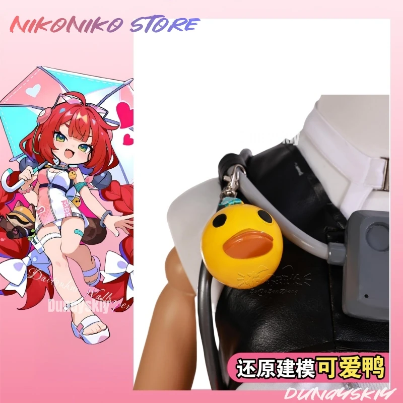 Game Zenless Zone Zero Ukinami Yuzuha Cosplay Costume Summer Swimsuit With Accessories Bag Red Wig Halloween Carnival Women Girl