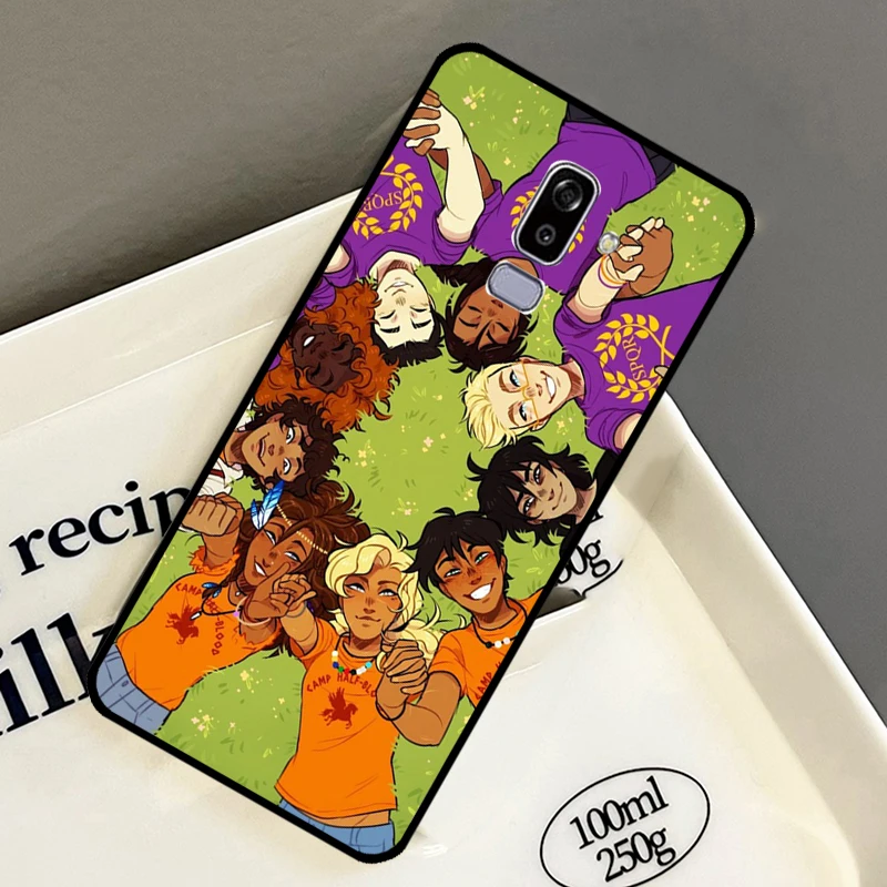 P-Percy Jackson Cartoon Case For Samsung Galaxy J6 2018 J4 Plus J8 A6 A7 A8 A9 J1 J3 J5 J7 2016 A3 A5 2017 Cover