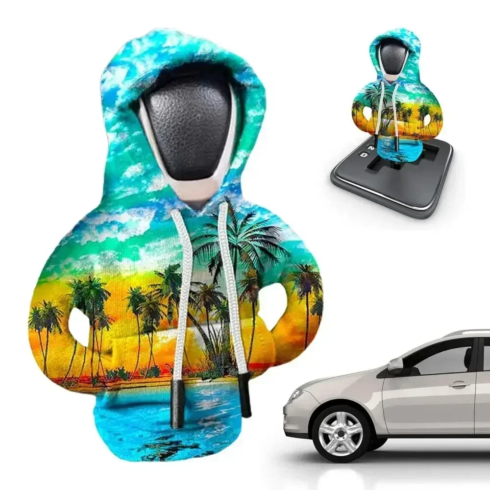 Universelle Schalthebel-Abdeckung im Hoodie-Stil, Schaltknauf-Abdeckung, Schalthebel-Abdeckung im Pullover-Design, Auto-Schaltknauf-Abdeckung – Detail 5