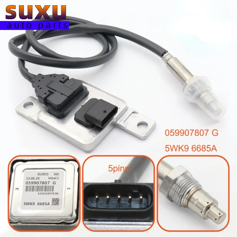 

Nitrogen Oxygen NOx Sensor For VW Auto Engine Spare Parts OEM 5WK9 6685A 5WK96685A 059907807G 059907807