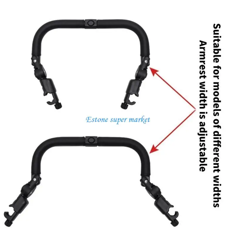 

090B подлокотник для коляски, перекладина, детские коляски, бампер, регулируемая ручка, аксессуары для корпуса коляски, съемная