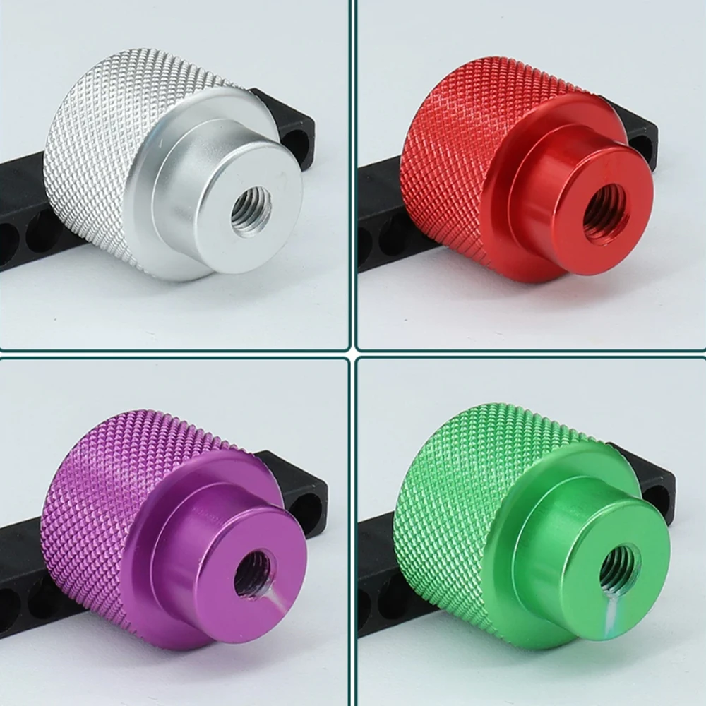 1Pcs OD 30mm 35mm Aluminum Alloy Hand Twisted Nut Handle Inner Teeth Handle M6 M8 M10 M12 Top Thread Style/No Top Thread