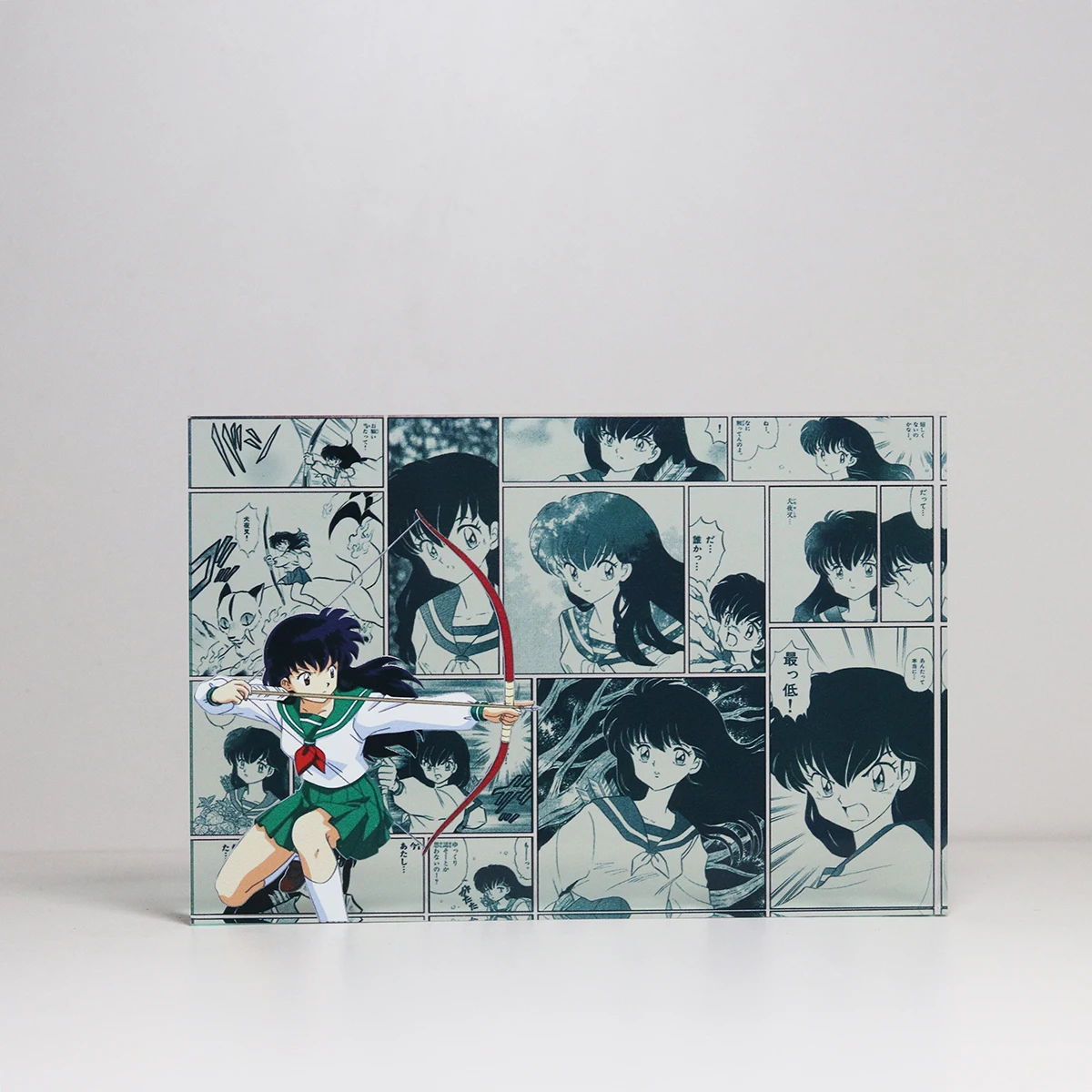 Inuyasha Hoge Transparantie Acryl Kagome Sesshoumaru Anime Merchandise Gift High-definition Printing Originele Unieke Geschenken