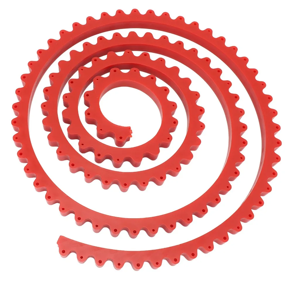 

39 Inch​ Flexible Curve Template​ Gear Driven​ Red​ Router Template​ Adjustable​ Flexible Material​ Curve Shaping Template​