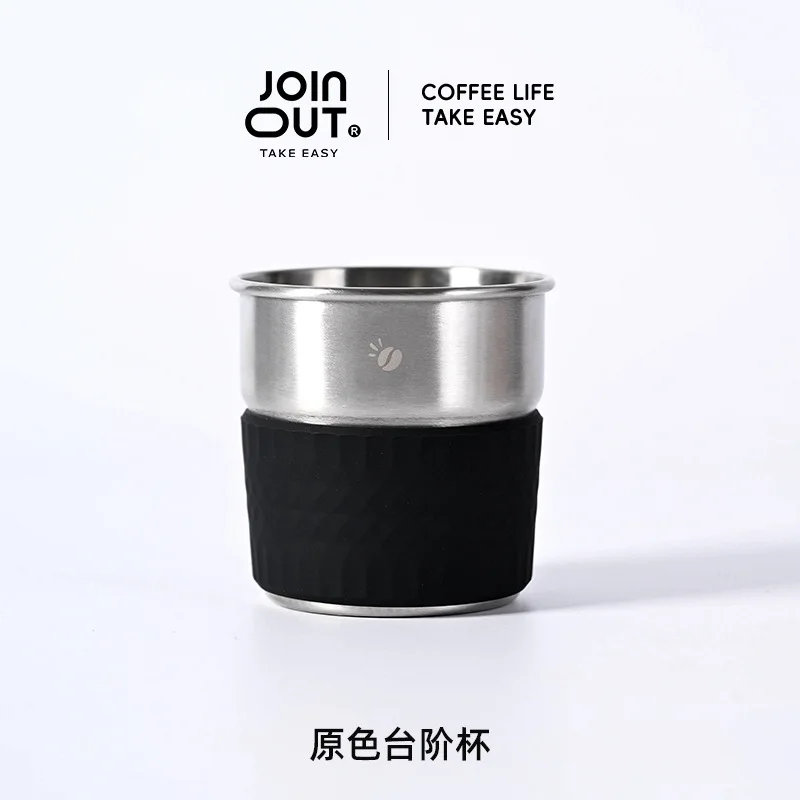Camping Mug with Food-Grade Silicone Sleeve,Portable Stainless Steel Travel Cup for Coffee,Hot Drinks,Hiking,Picnic