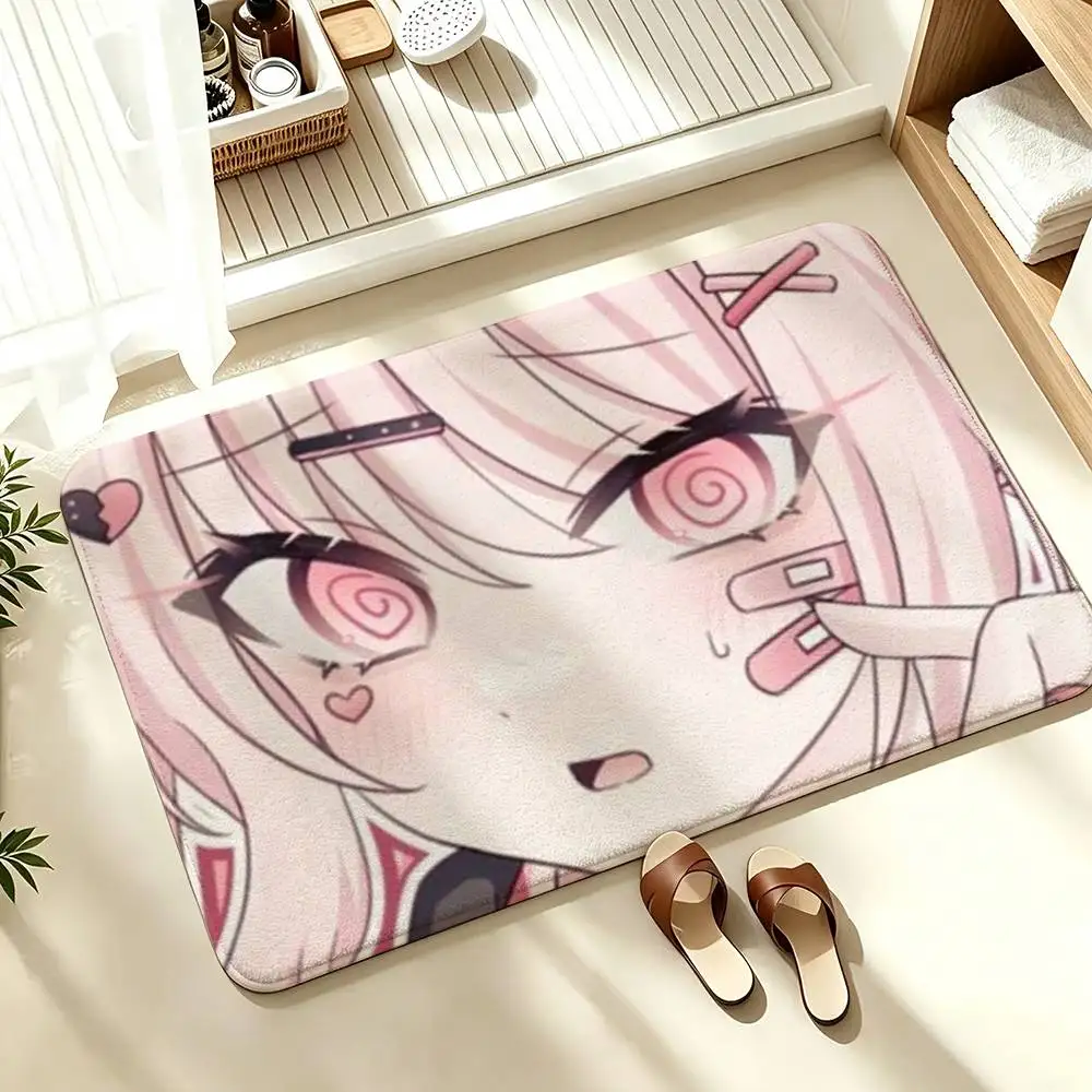 CUTE Project S-SEKAI Mizuki Akiyama  Soft Absorbent Decorative Floor Mat for Bathroom Entryway Living Room
