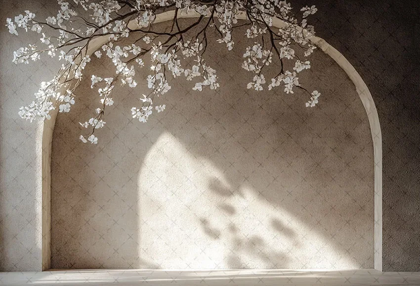 Mehofons Studio foto, dekorasi latar belakang fotografi Retro lengkungan dinding bunga dewasa ulang tahun pernikahan bersalin seni potret latar belakang