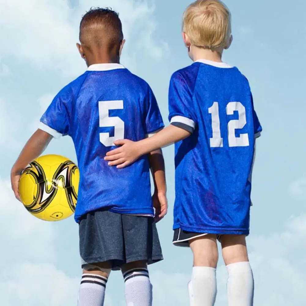 Bola Sepak Ukuran 5 Standar Tim Olahraga Jahitan Berkualitas Tinggi PVC Nyaman untuk Latihan Sepak Bola Anak Laki-laki Remaja