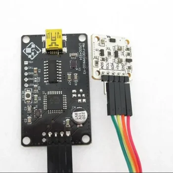 USB serial port light intensity sensor / LX value / BH1750 photosensitive module / PC display