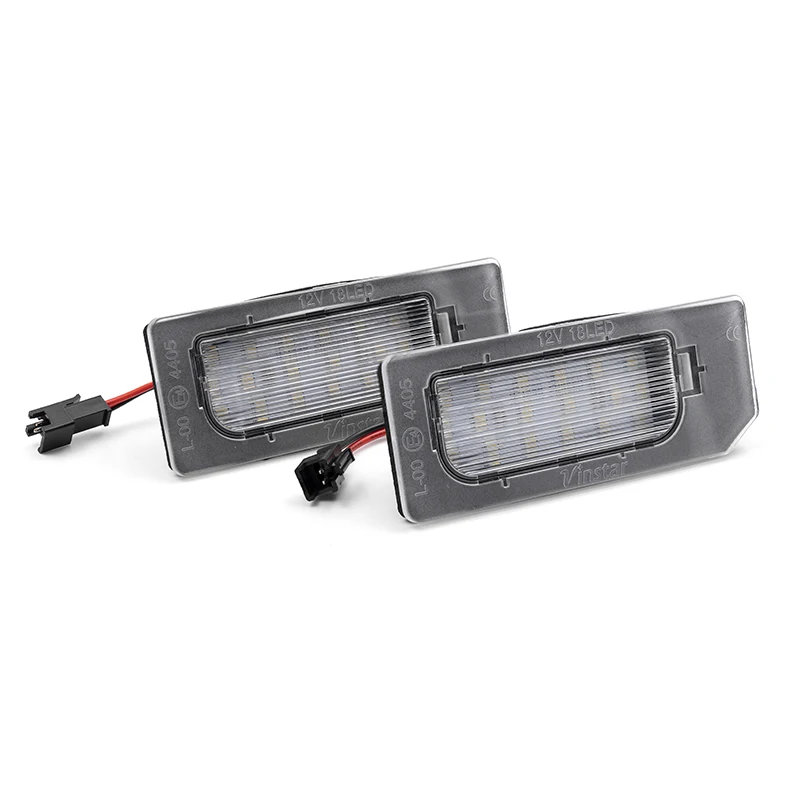 Fits For Mitsubishi 3rd Gen Outlander Sport ASX RVR 2010-2020 Rear Led License Plate Lights Auto Tag Lamps OEM: 8341A132