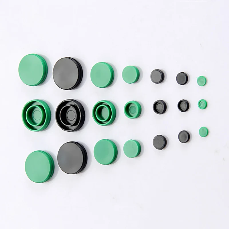 100pcs C3 C4 C5 C6 Nylon Plastic Dust Cover Green Caps Protecto For HGR15 HGR20/30 MGN9 MGN12 MGN15 Linear Rail Guides CNC Par